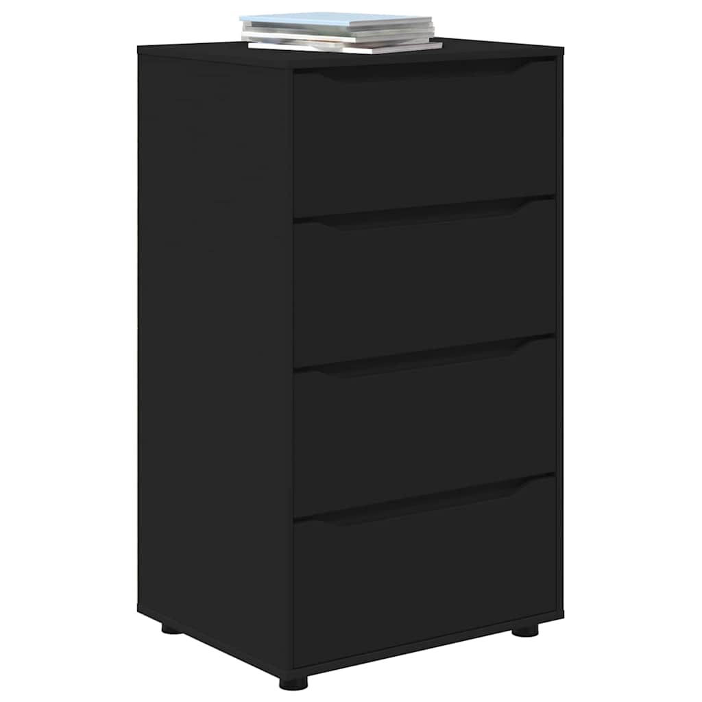 Saugojimo spintos Juoda 60 x 48 x 105 cm Apdirbta mediena