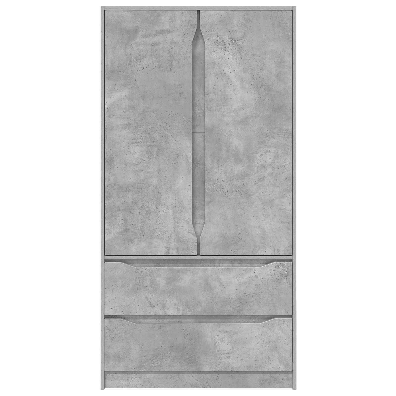 Vonios spintelė su stalčių Betono pilka 79,5 x 49 x 156 cm