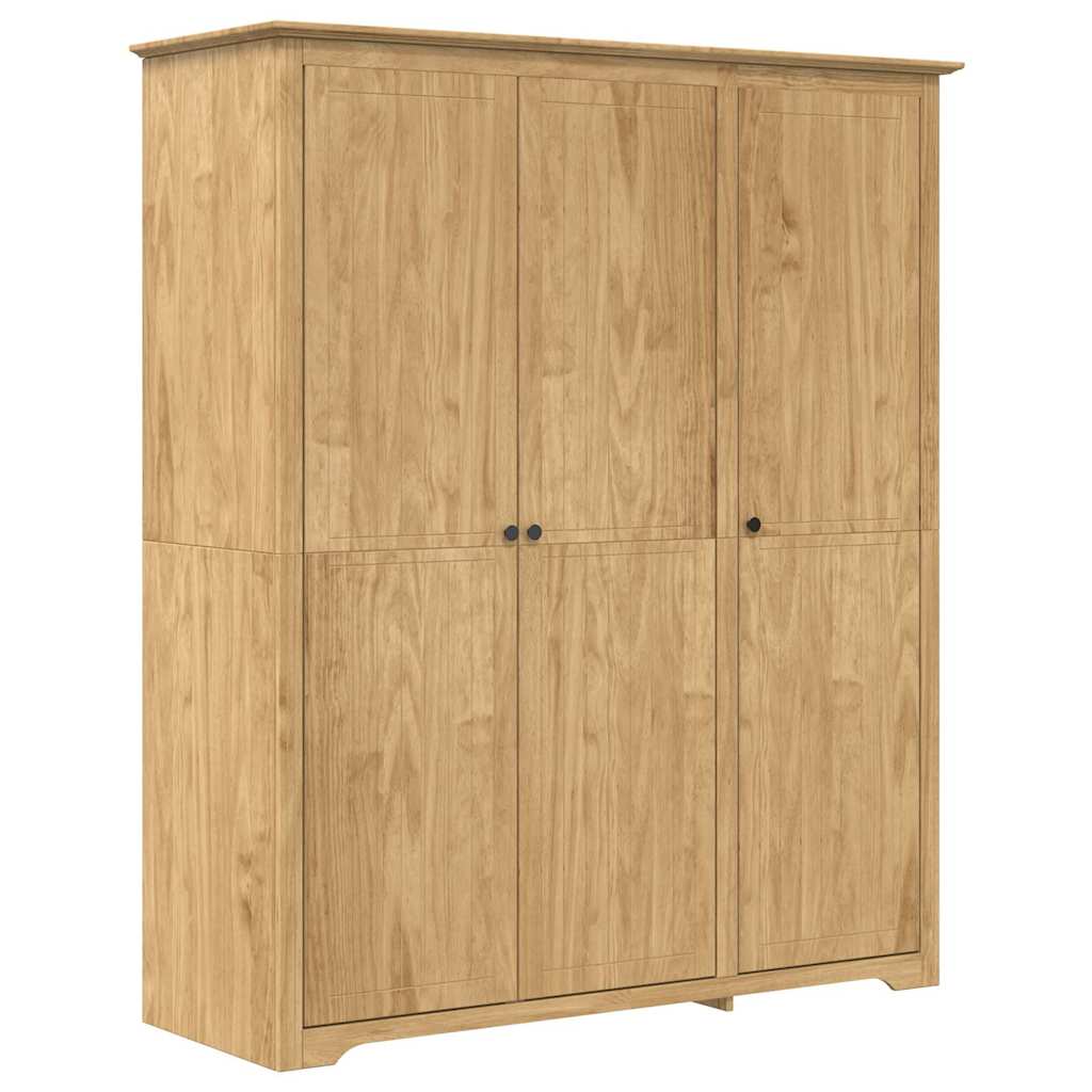 BODO Honey Brown Wardrobe 146 x 53.5 x 173 cm Treated wood
