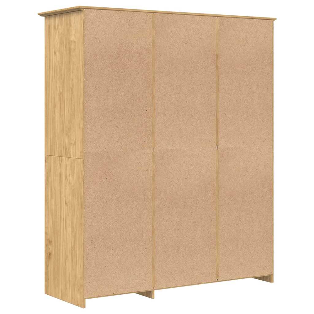 BODO Honey Brown Wardrobe 146 x 53.5 x 173 cm Treated wood