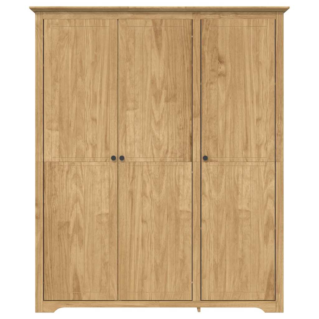 BODO Honey Brown Wardrobe 146 x 53.5 x 173 cm Treated wood
