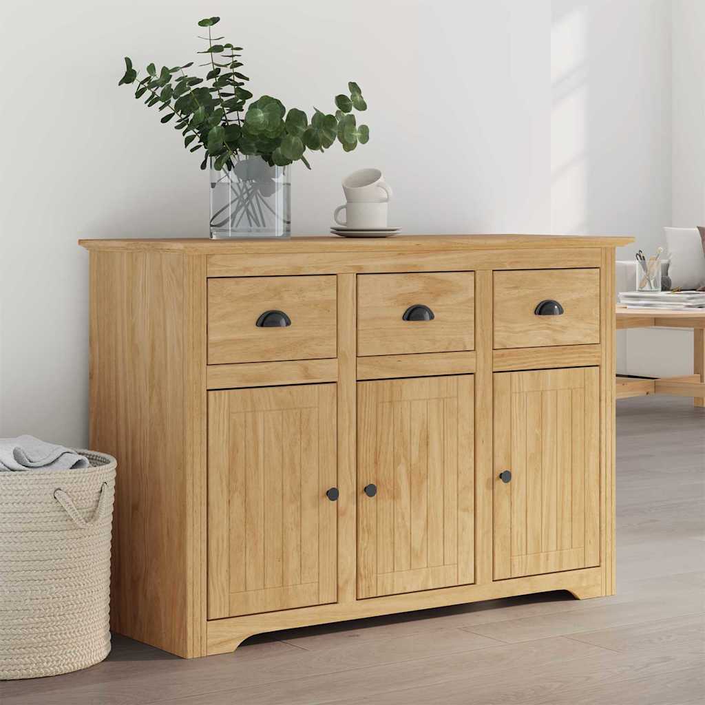 BODO Honey brown cabinet 115.5 x 44 x 80 cm Engineered wood