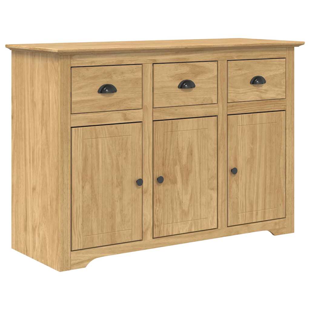 BODO Honey brown cabinet 115.5 x 44 x 80 cm Engineered wood