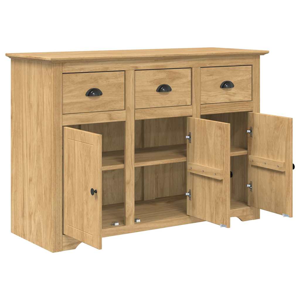 BODO Honey brown cabinet 115.5 x 44 x 80 cm Engineered wood