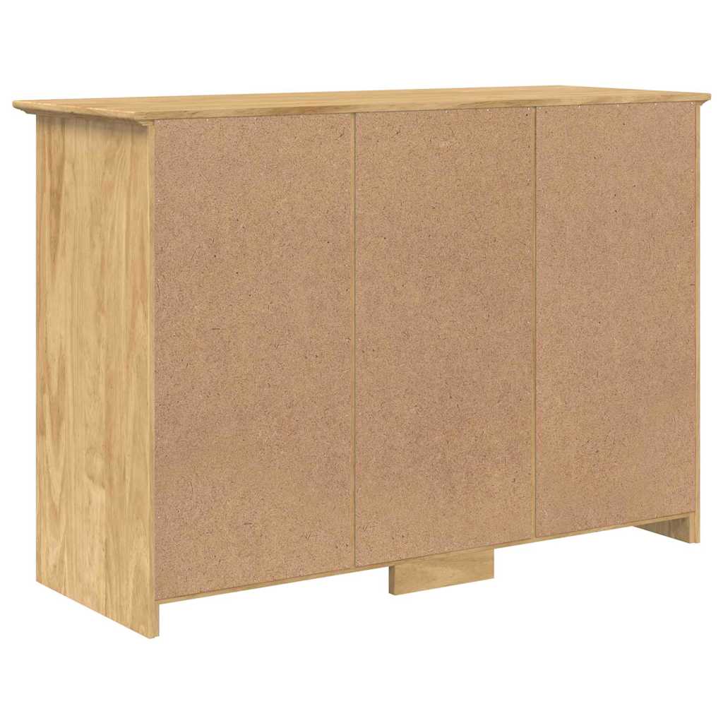 BODO Honey brown cabinet 115.5 x 44 x 80 cm Engineered wood