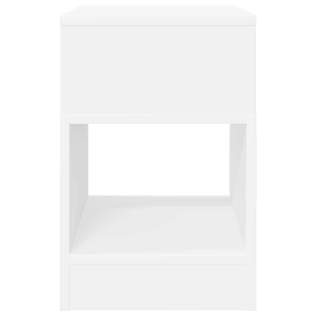 Žurnalinis staliukas Balta 30,5 x 30 x 45 cm Apdirbta mediena