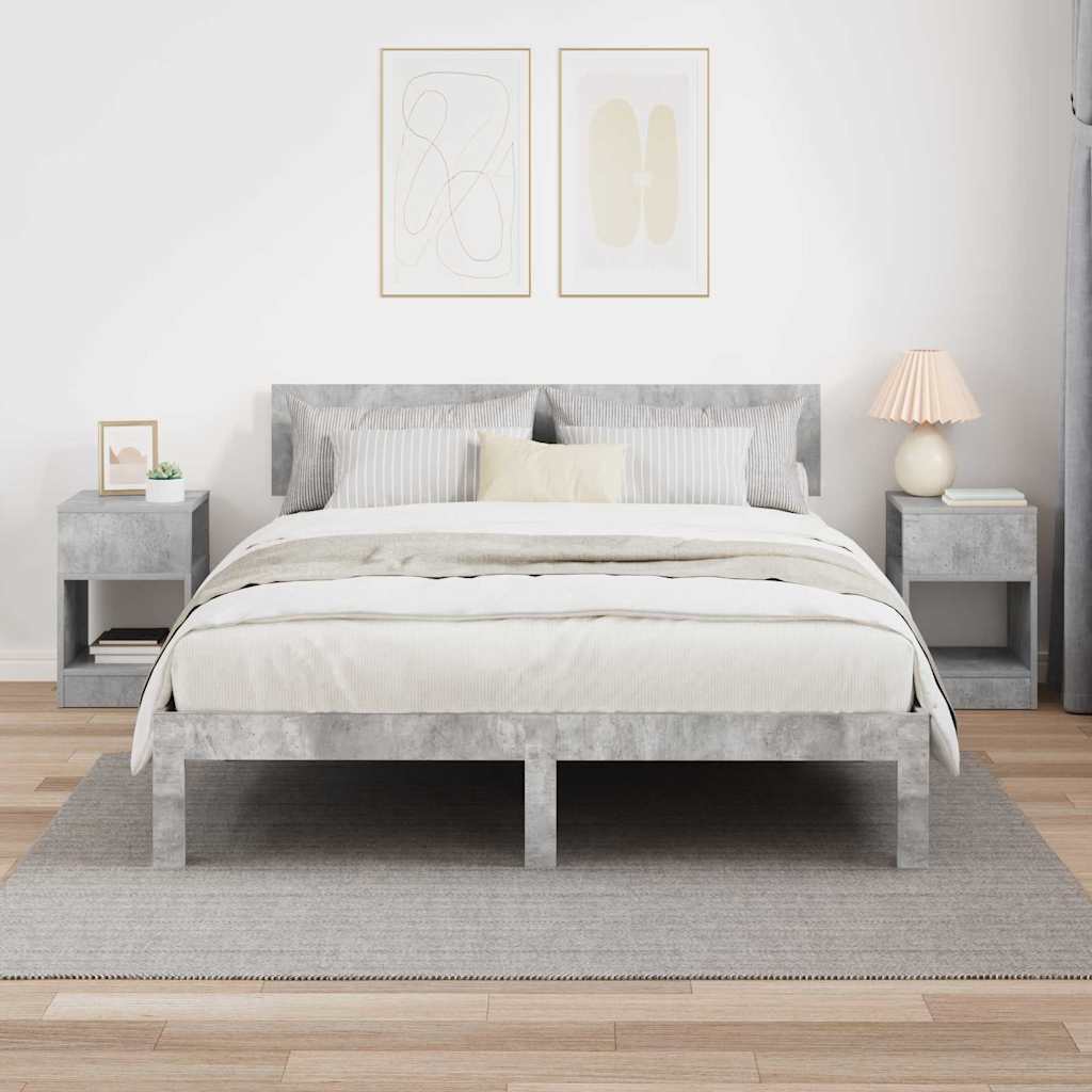 Žurnalinis staliukas 2 pcs Betono pilka 30,5 x 30 x 45 cm