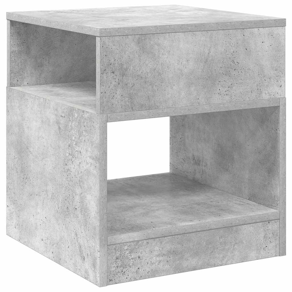 Žurnalinis staliukas Betono pilka 40,5 x 40 x 45 cm