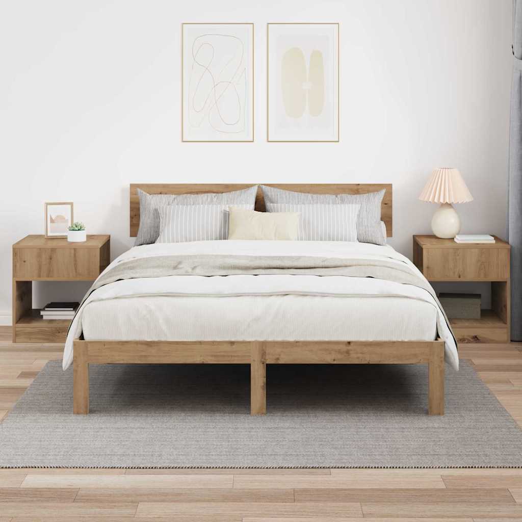 Žurnalinis staliukas 2 pcs Amatininkų ąžuolas 40,5 x 40 x 45 cm