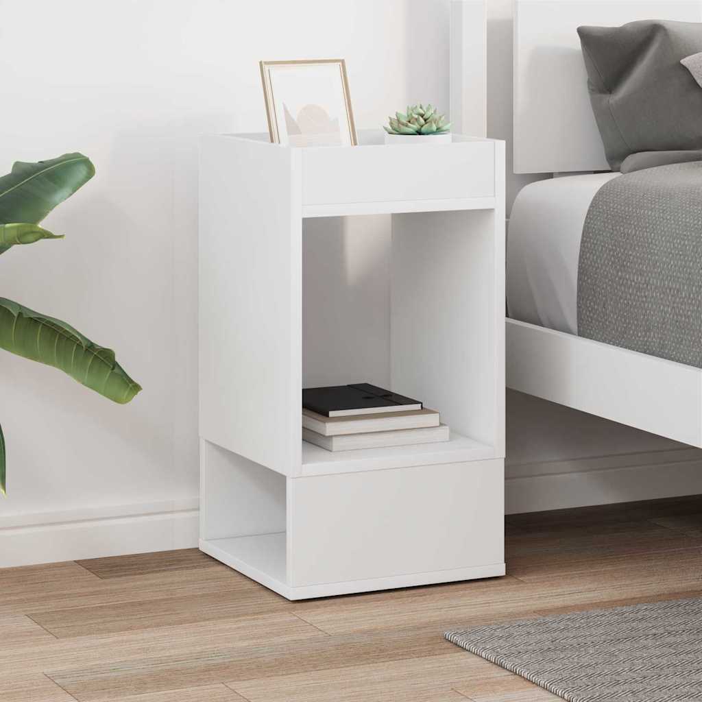Coffee table White 30 x 30 x 56 cm Engineered wood