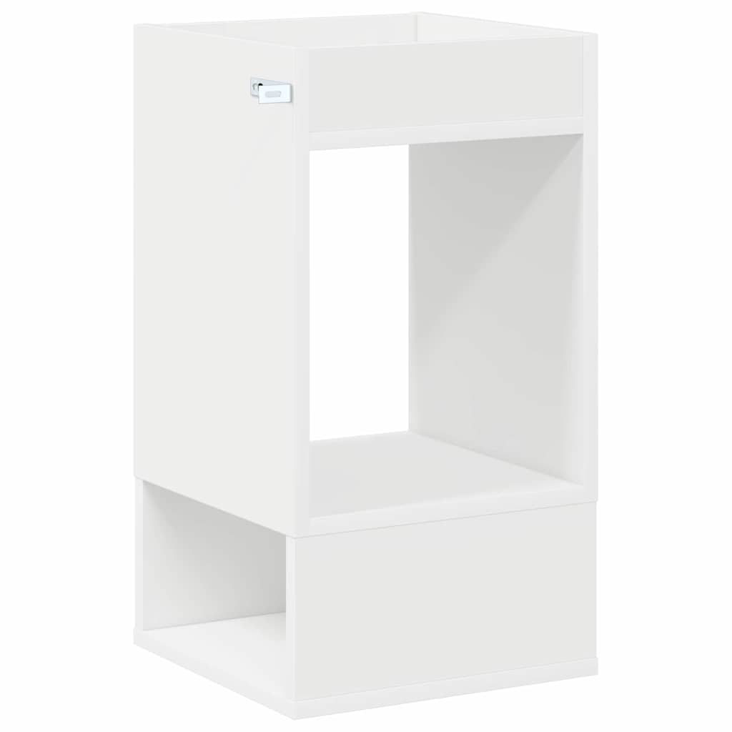 Coffee table White 30 x 30 x 56 cm Engineered wood
