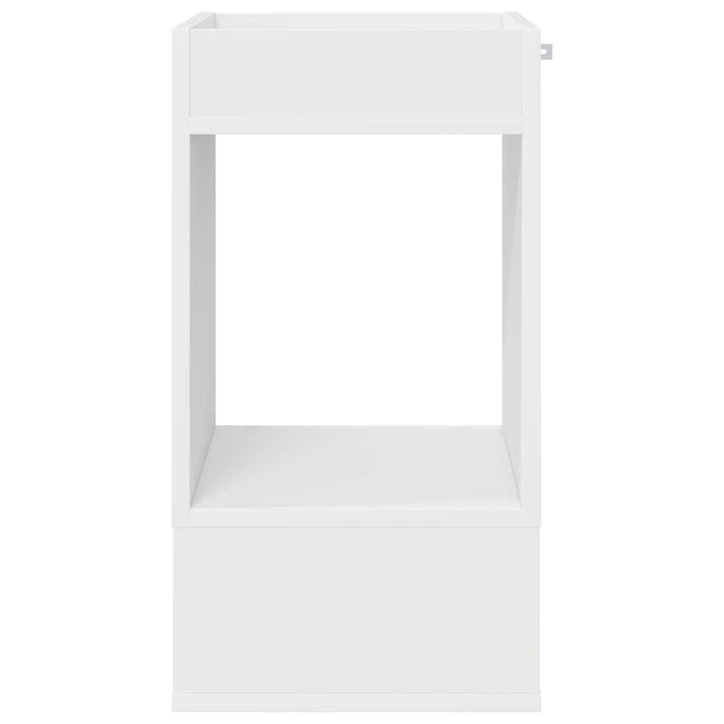 Coffee table White 30 x 30 x 56 cm Engineered wood