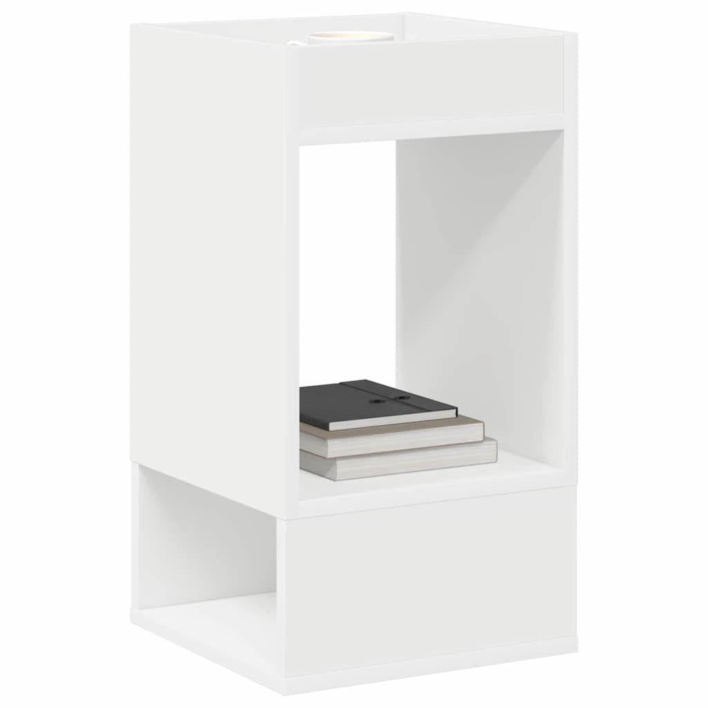 Coffee table White 30 x 30 x 56 cm Engineered wood