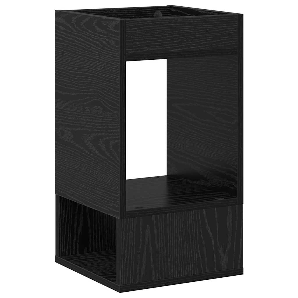 Coffee table 2 pcs Black oak 30 x 30 x 56 cm