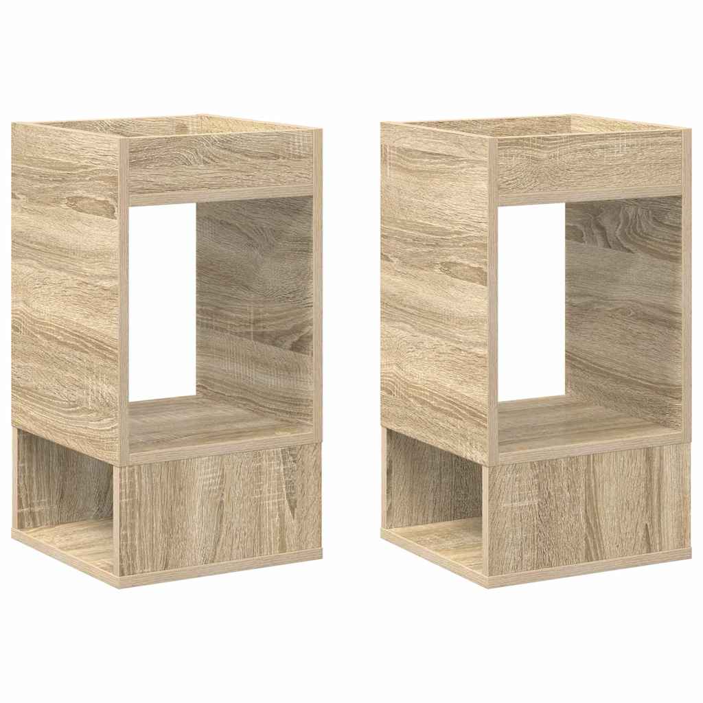 Žurnalinis staliukas 2 pcs Sonoma ąžuolas 30 x 30 x 56 cm