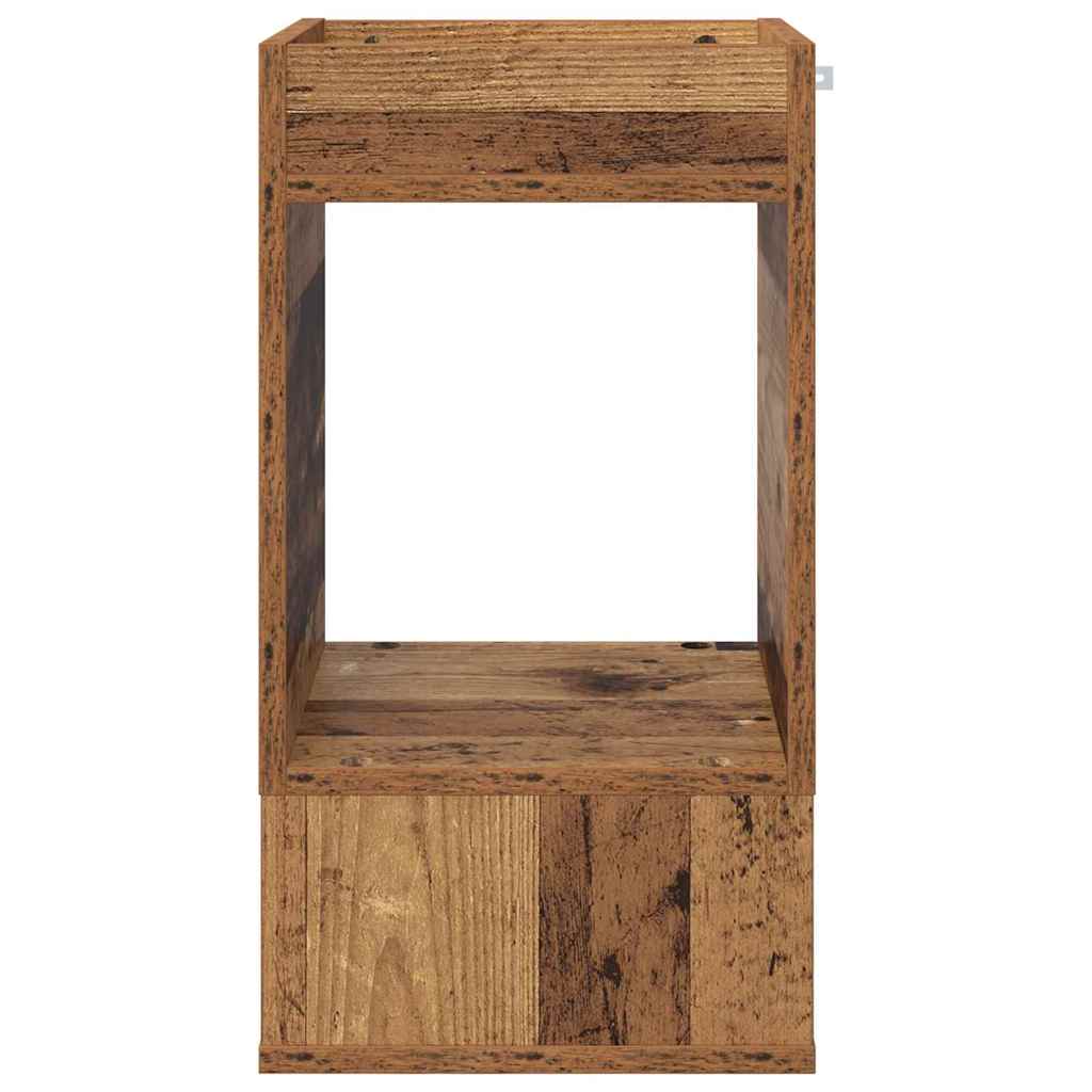 Žurnalinis staliukas 2 pcs Senas medis 30 x 30 x 56 cm
