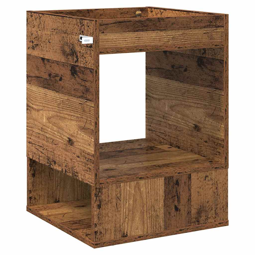 Žurnalinis staliukas 2 pcs Senas medis 40 x 40 x 56 cm