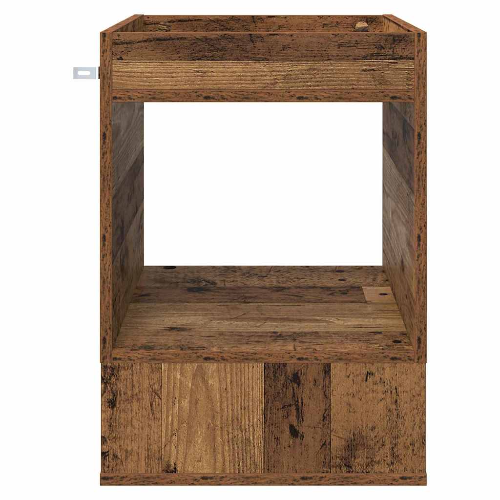 Žurnalinis staliukas 2 pcs Senas medis 40 x 40 x 56 cm