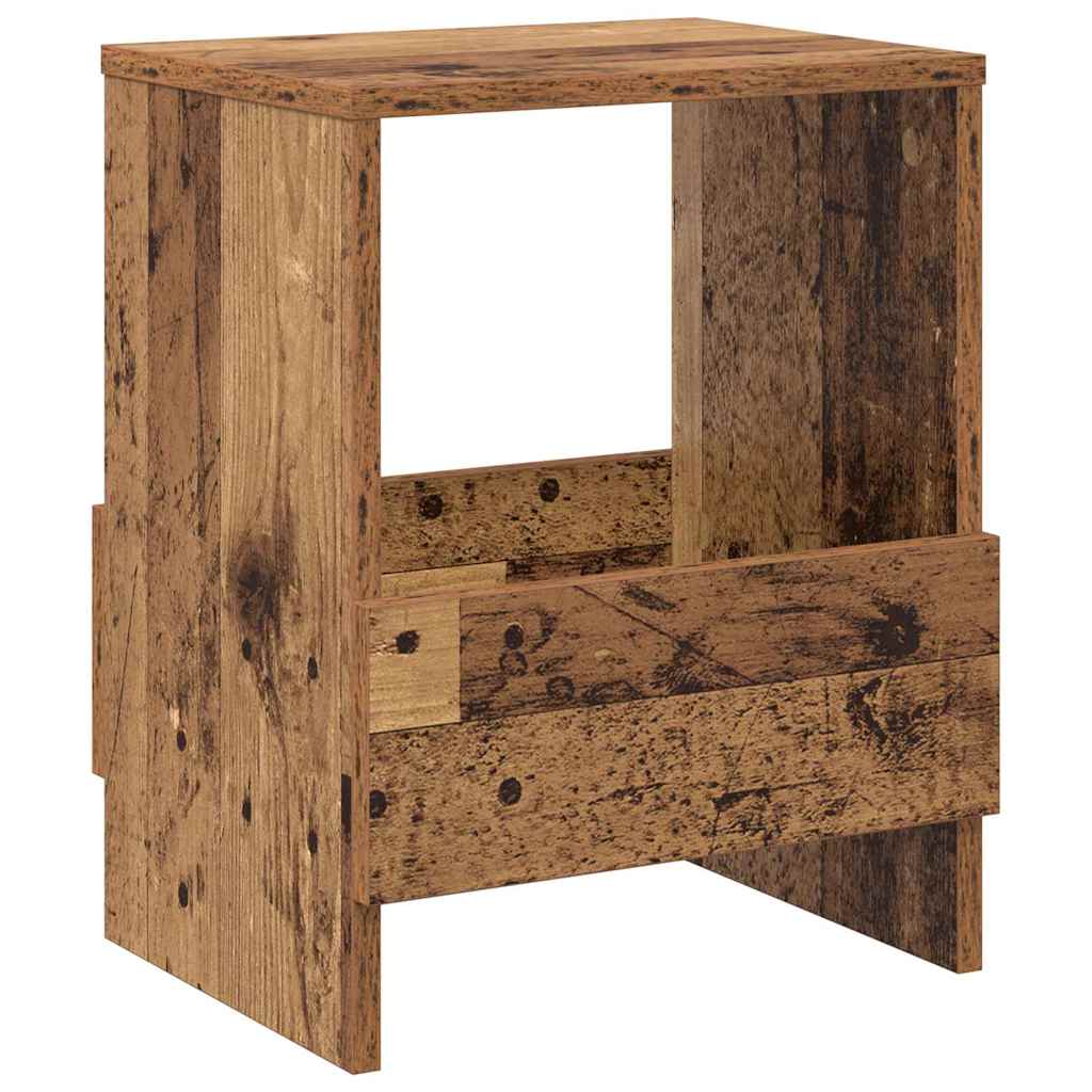 Žurnalų stovas 2 pcs Senas medis 35 x 30 x 45 cm