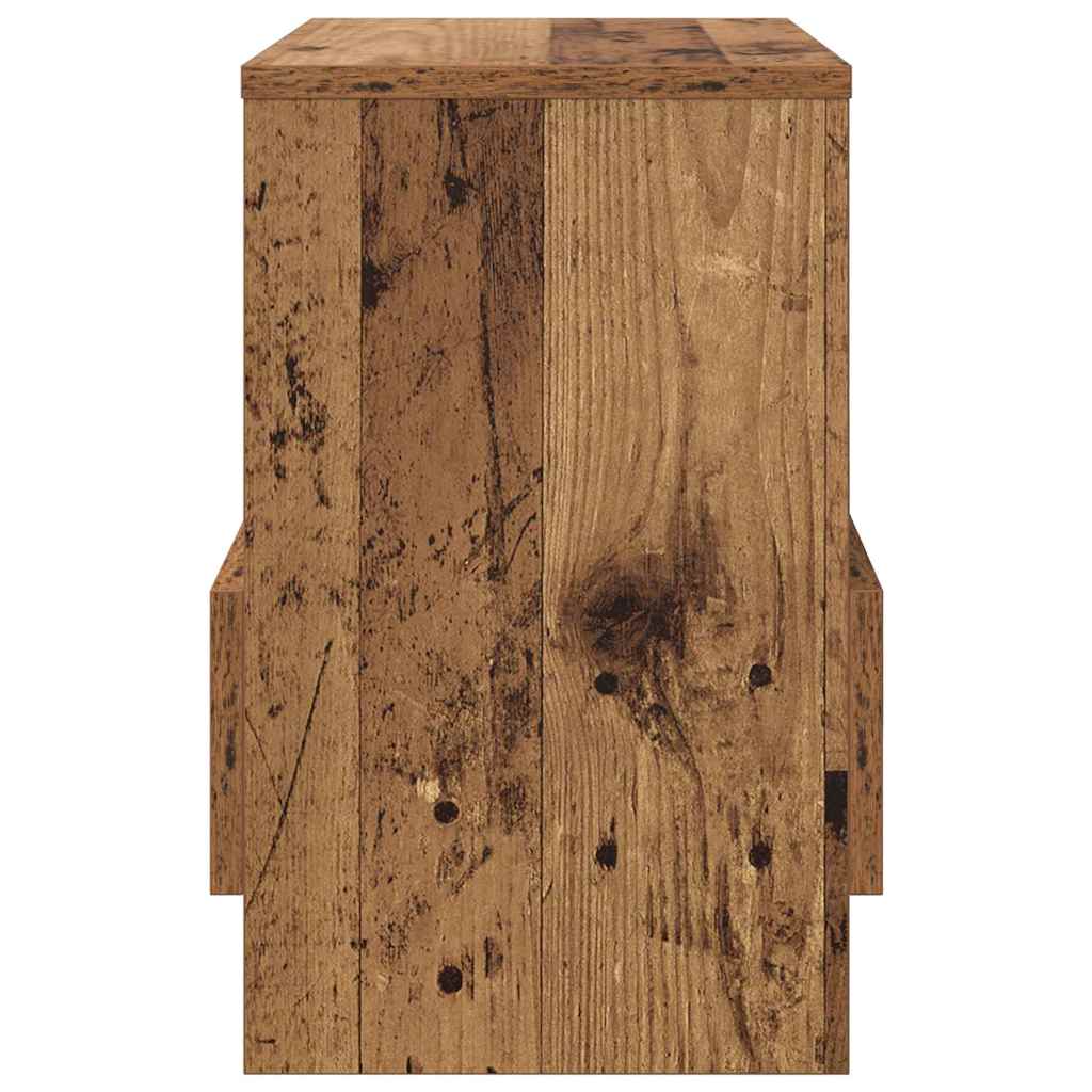 Žurnalų stovas 2 pcs Senas medis 35 x 30 x 45 cm