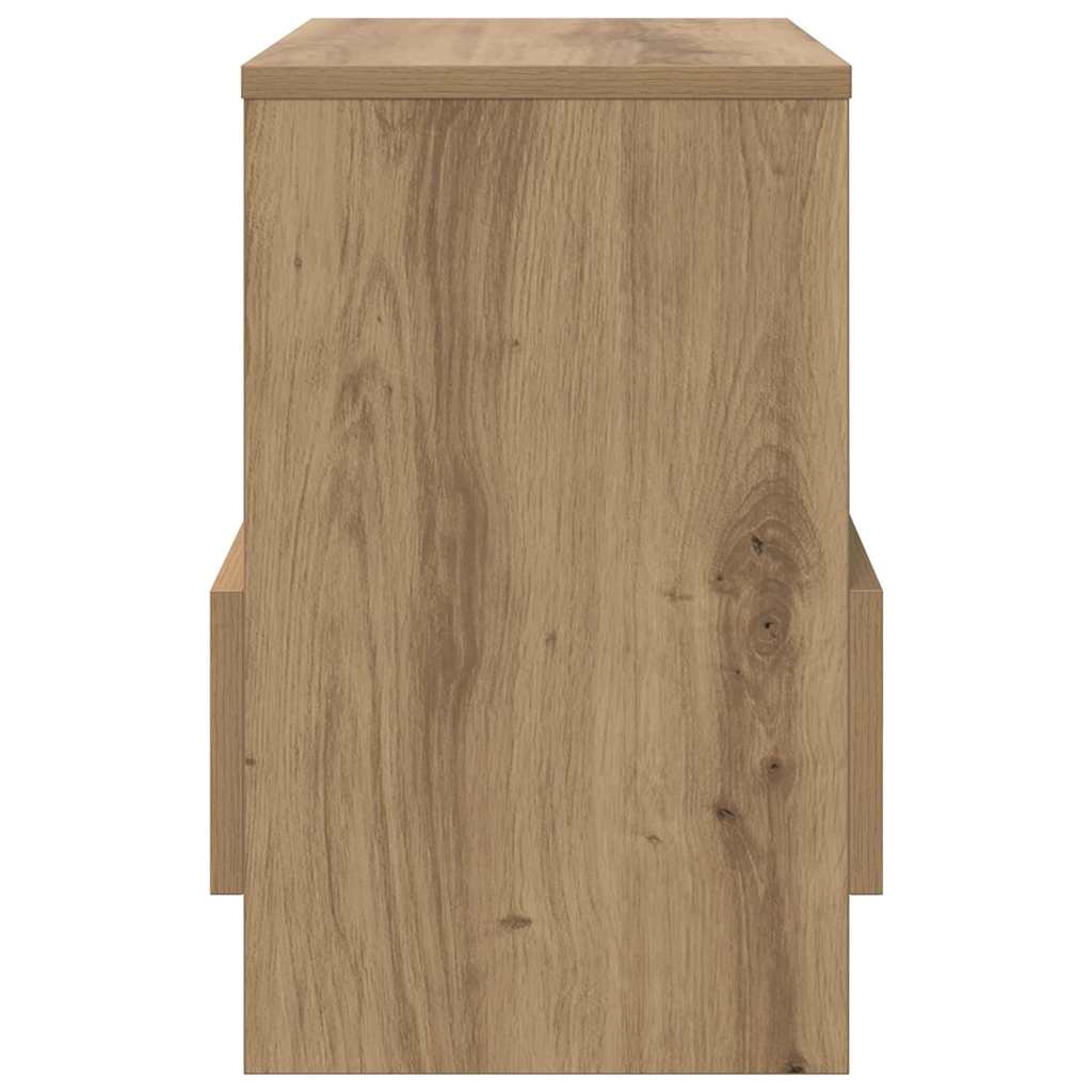 Magazine rack Artisanal oak 35 x 30 x 45 cm