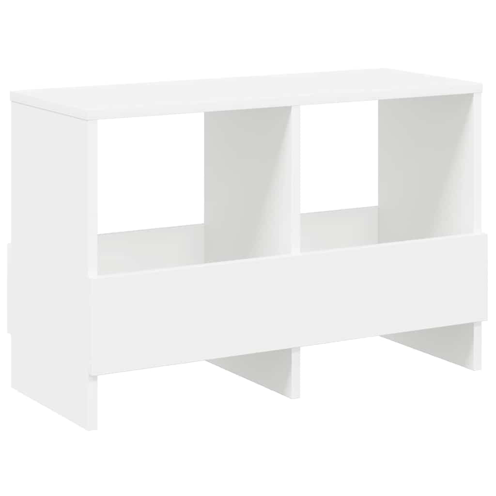 Žurnālu statīvs Balts 68,5 x 30 x 45 cm