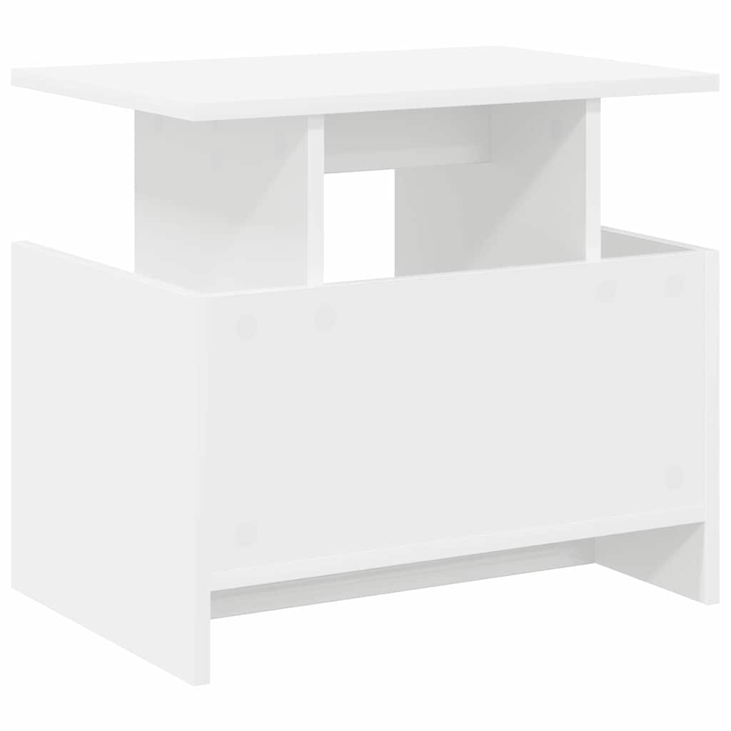 TV statīvs Balts 50 x 35 x 45 cm Apstrādāta koksne