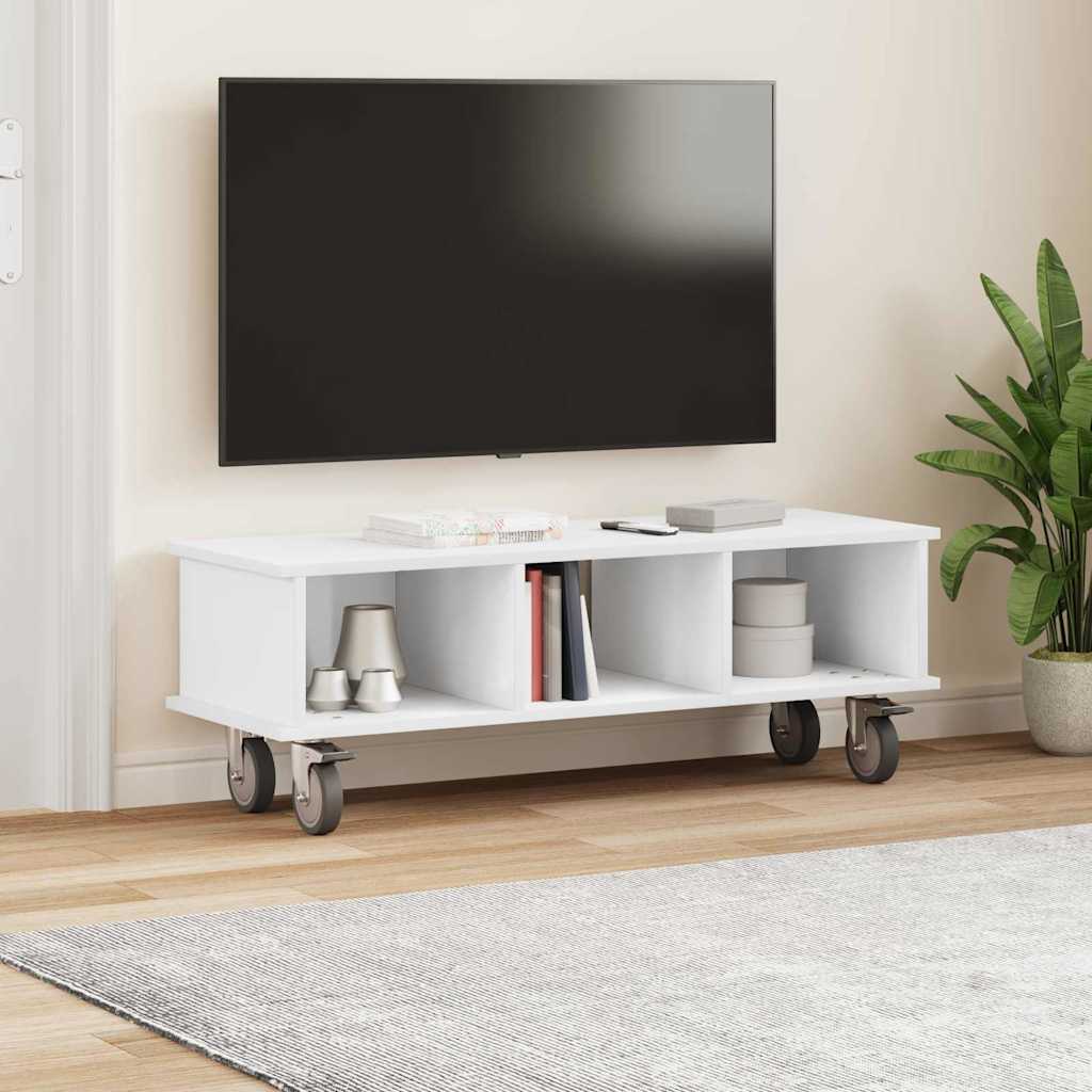 Televizoriaus stovas Balta 100 x 35 x 35 cm Apdirbta mediena