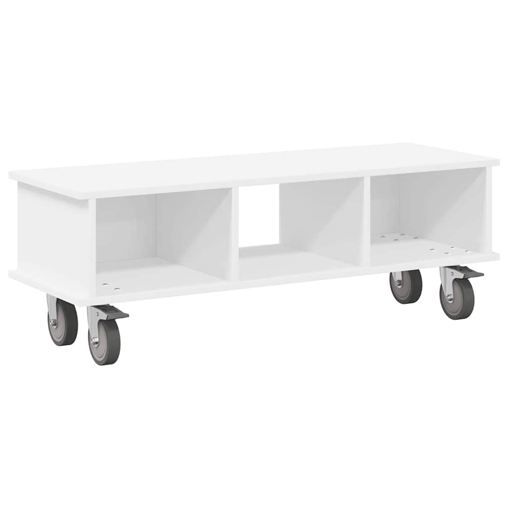Televizoriaus stovas Balta 100 x 35 x 35 cm Apdirbta mediena