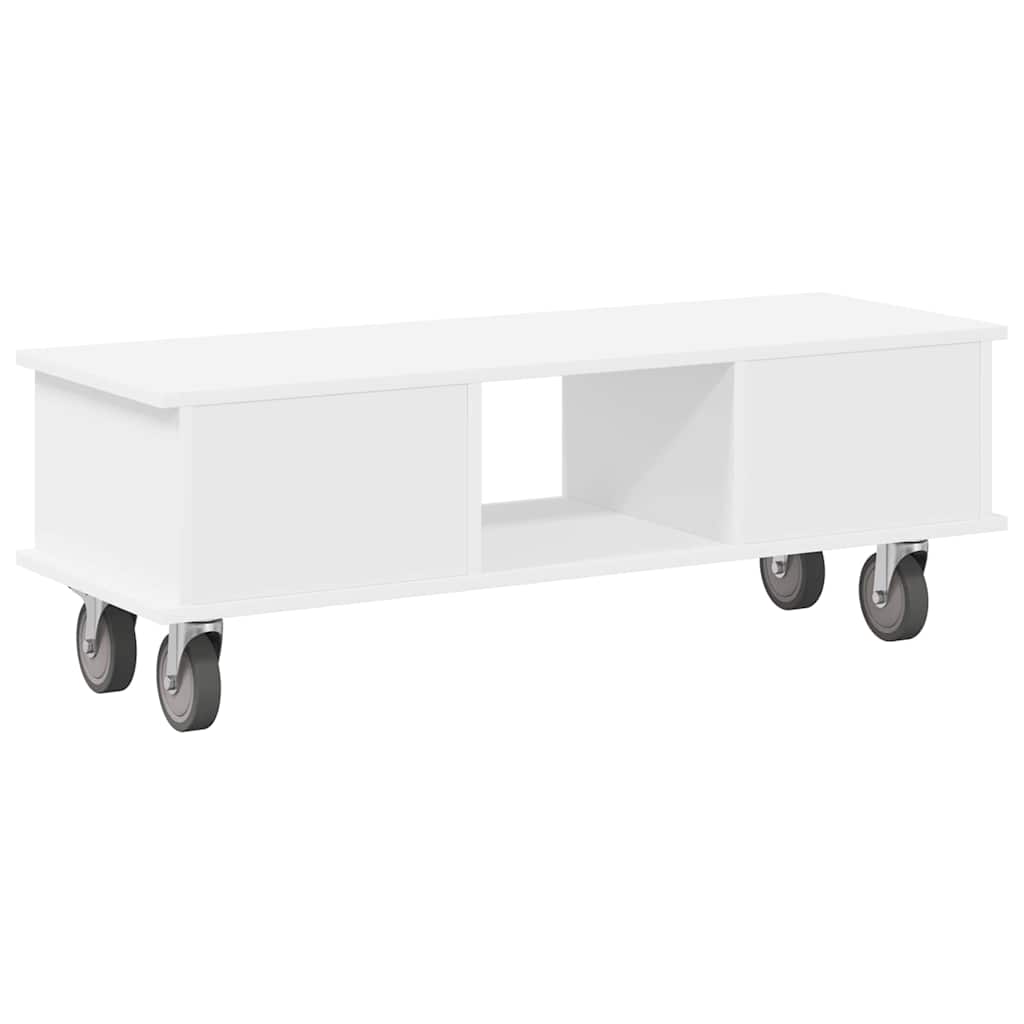 Televizoriaus stovas Balta 100 x 35 x 35 cm Apdirbta mediena