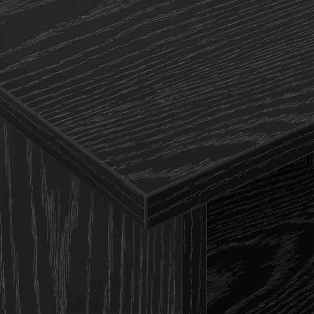 Televizoriaus stovas Juodas ąžuolas 100 x 35 x 35 cm
