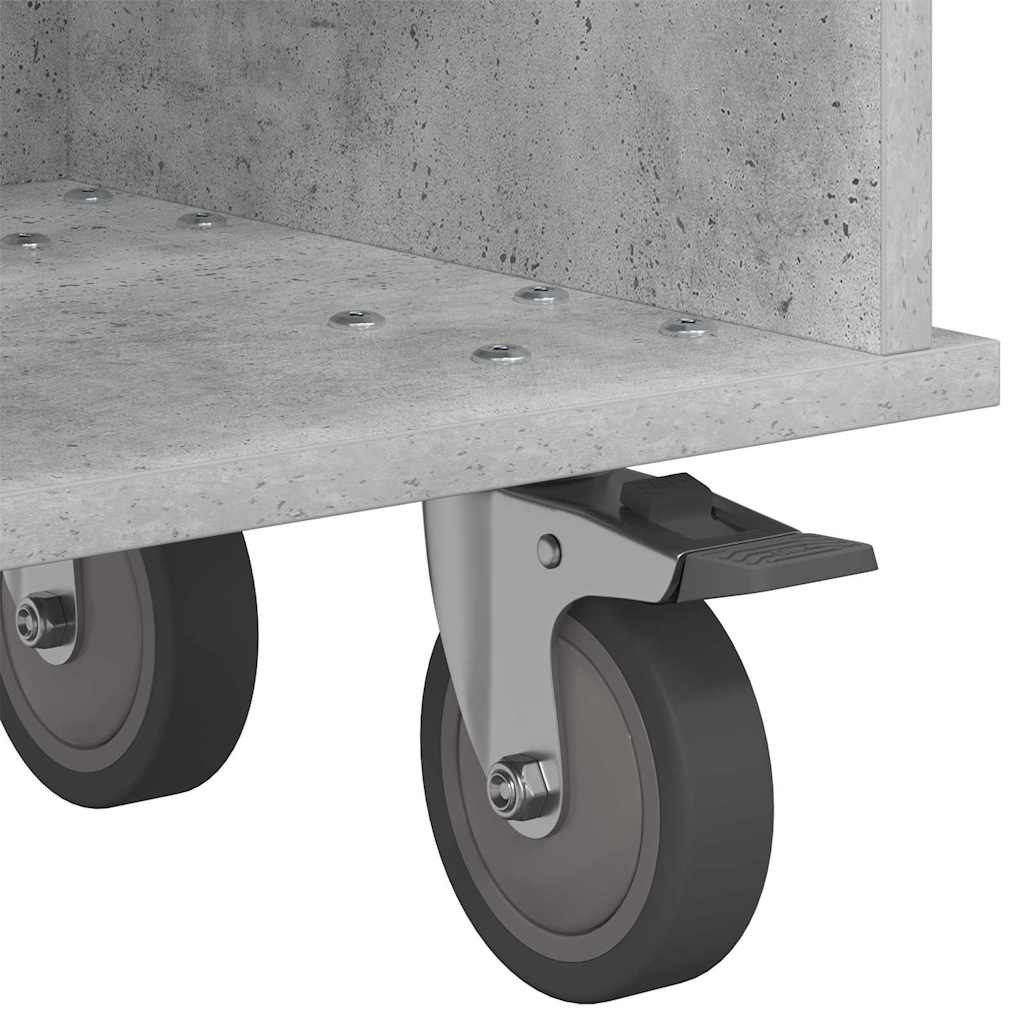 Televizoriaus stovas Betono pilka 100 x 35 x 35 cm