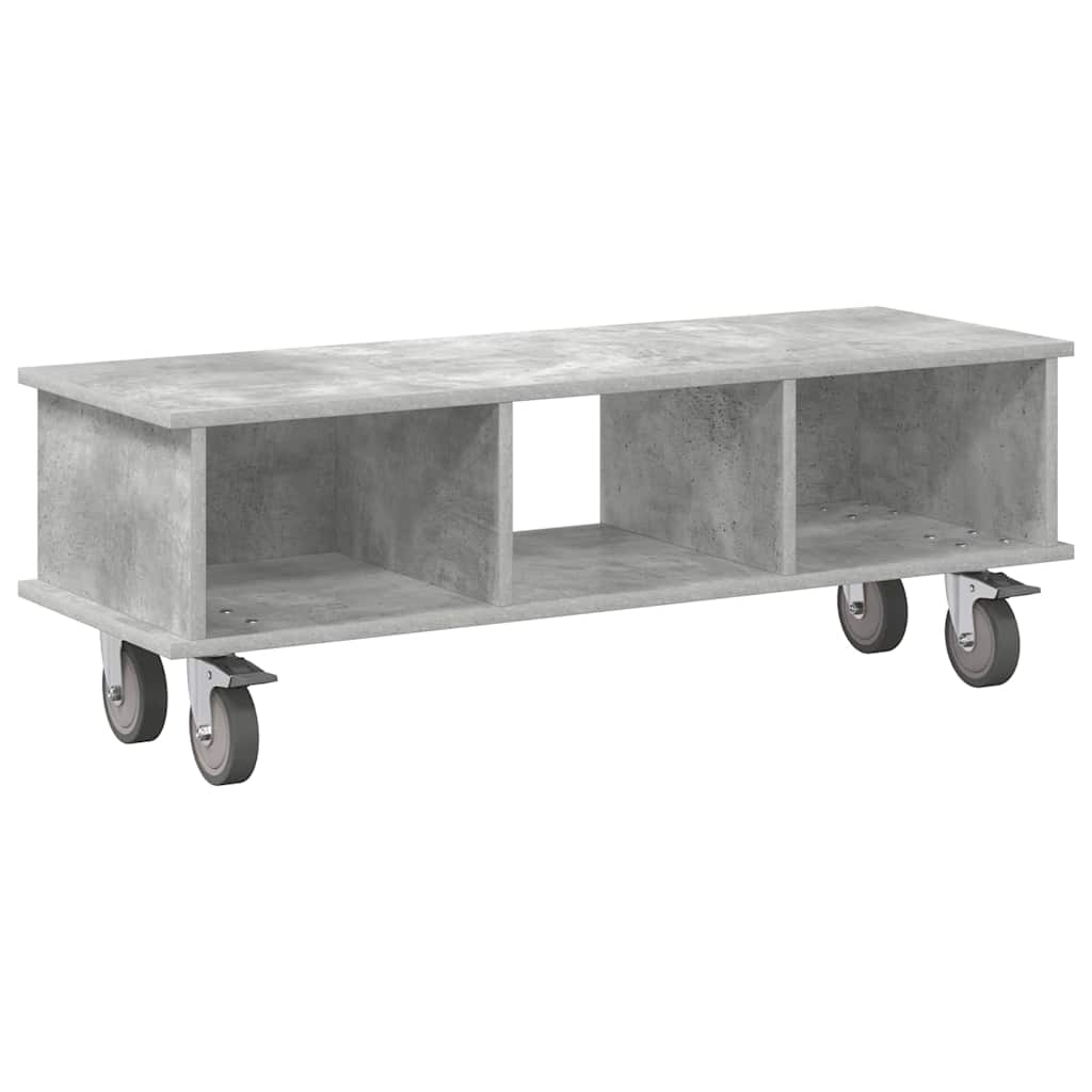 Televizoriaus stovas Betono pilka 100 x 35 x 35 cm