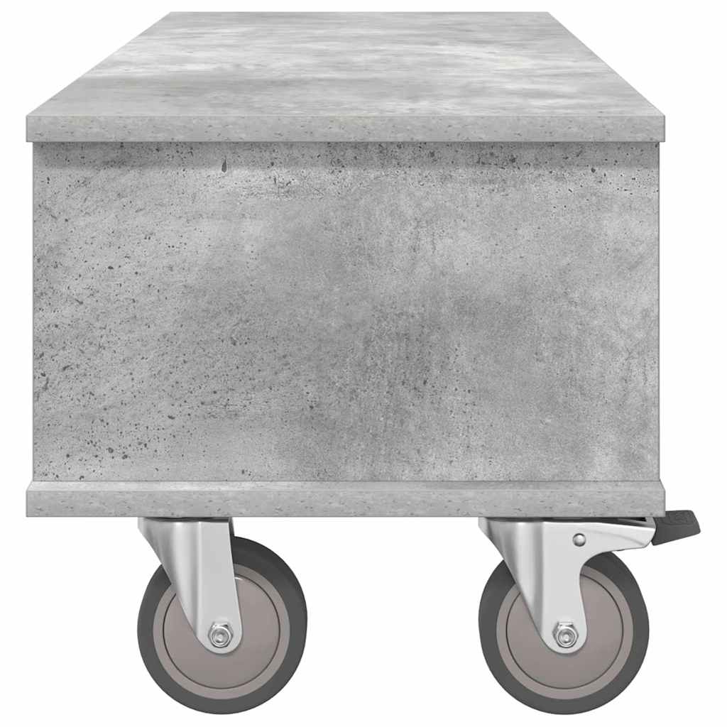 Televizoriaus stovas Betono pilka 100 x 35 x 35 cm