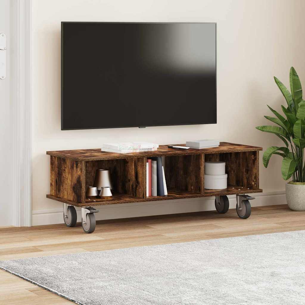 Televizoriaus stovas Rūkyta ąžuolas 100 x 35 x 35 cm