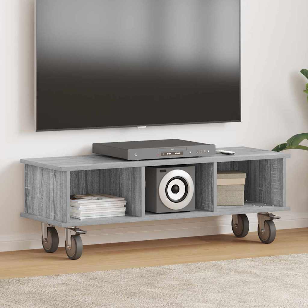 Televizoriaus stovas Pilkas Sonoma 100 x 35 x 35 cm