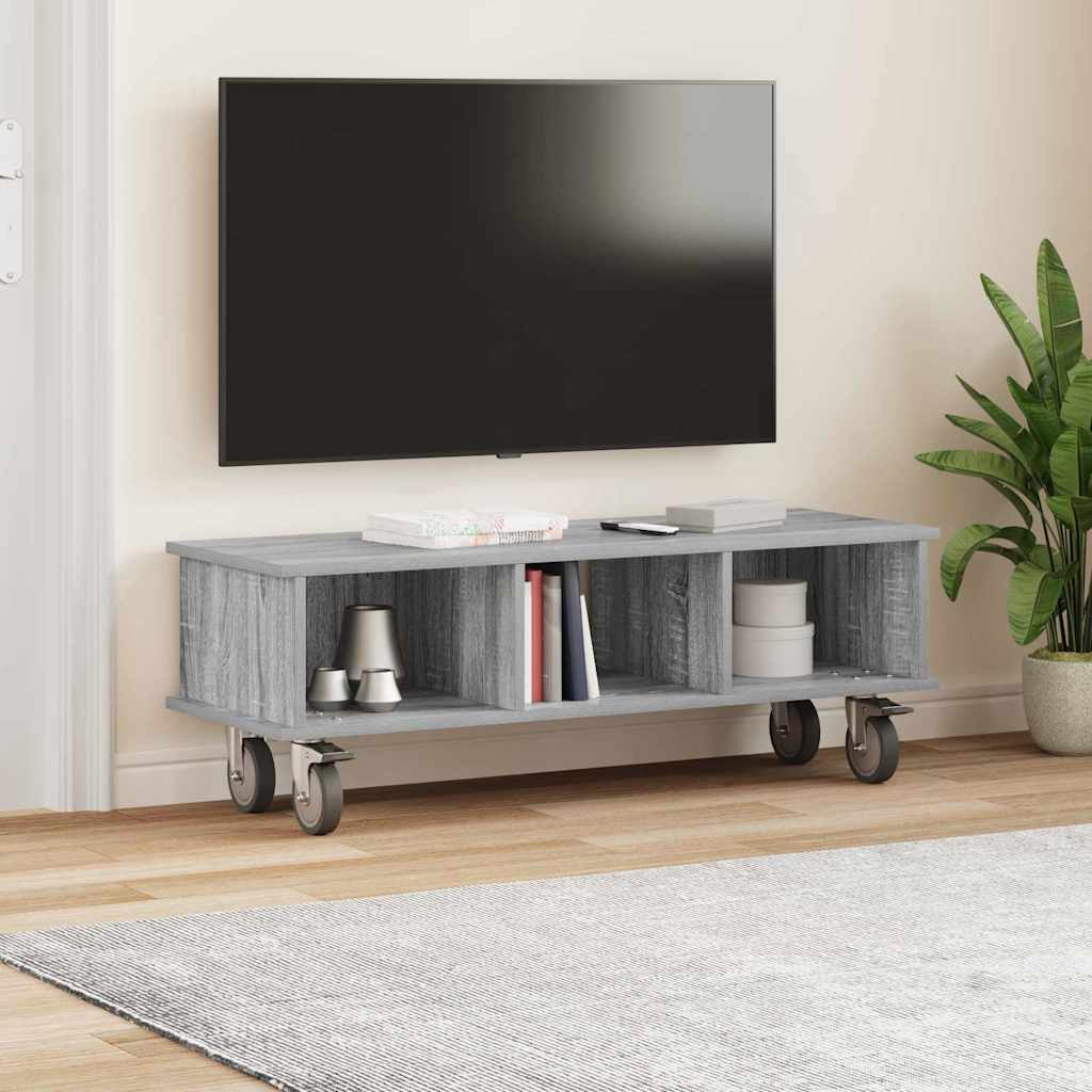 Televizoriaus stovas Pilkas Sonoma 100 x 35 x 35 cm