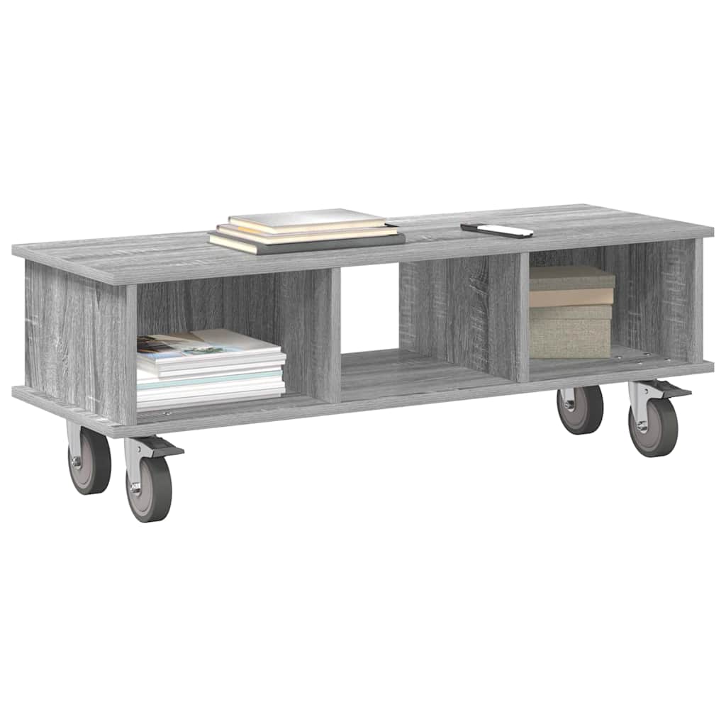 Televizoriaus stovas Pilkas Sonoma 100 x 35 x 35 cm