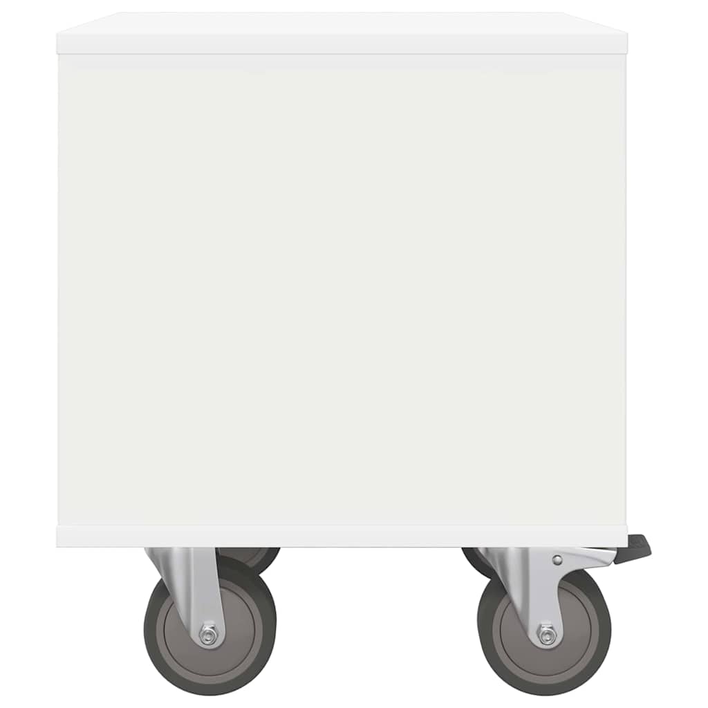 Naktinis staliukas 2 pcs Balta 40,5 x 40 x 48 cm