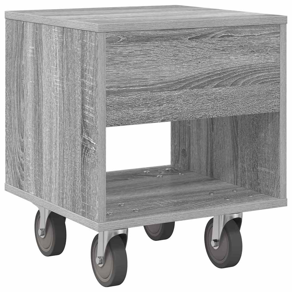 Naktinis staliukas 2 pcs Pilkas Sonoma 40,5 x 40 x 48 cm