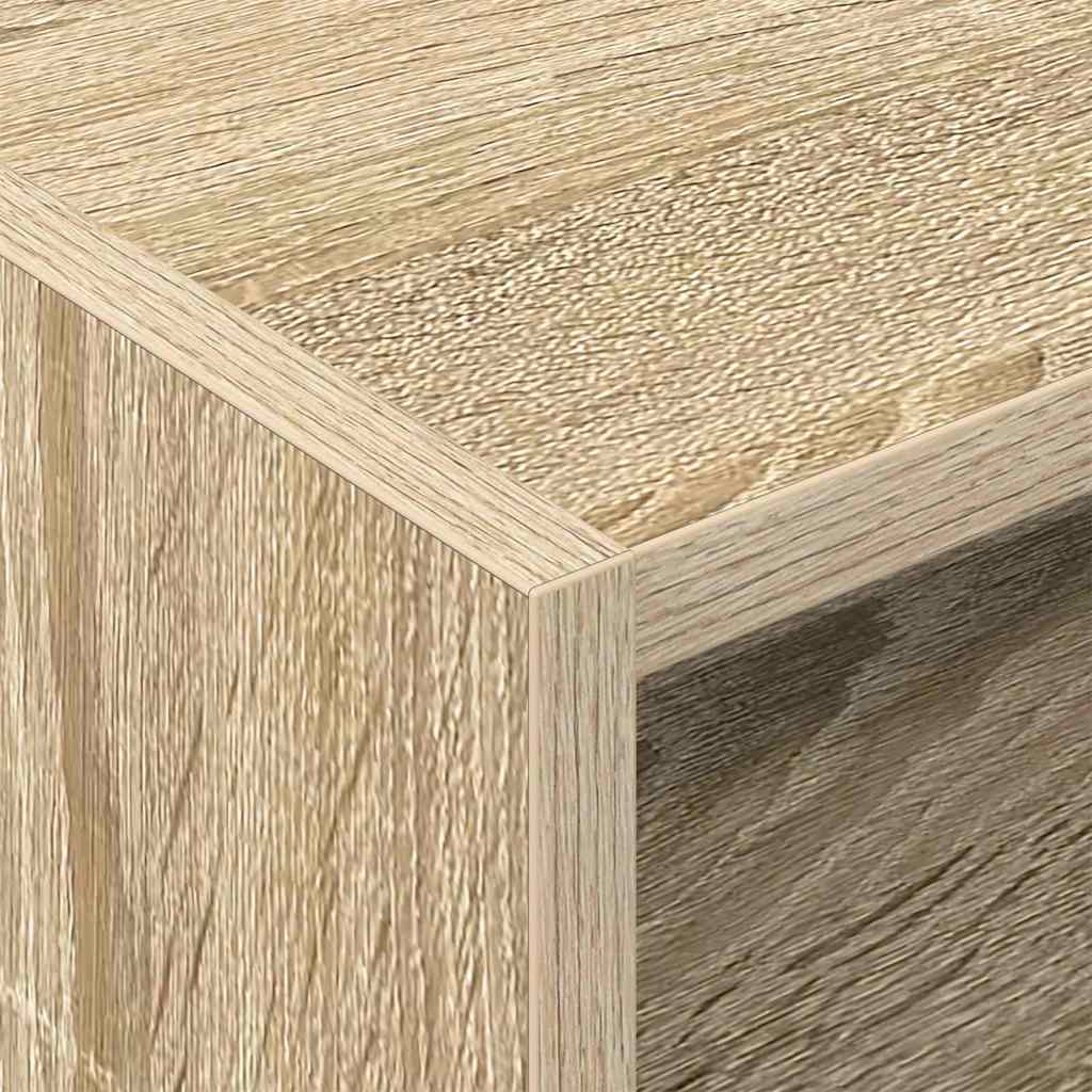 Record Cabinet with Shelf Sonoma Oak 78.5 x 35 x 45 cm