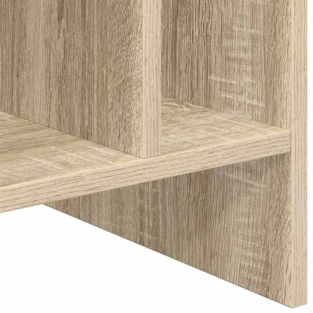 Record Cabinet with Shelf Sonoma Oak 78.5 x 35 x 45 cm