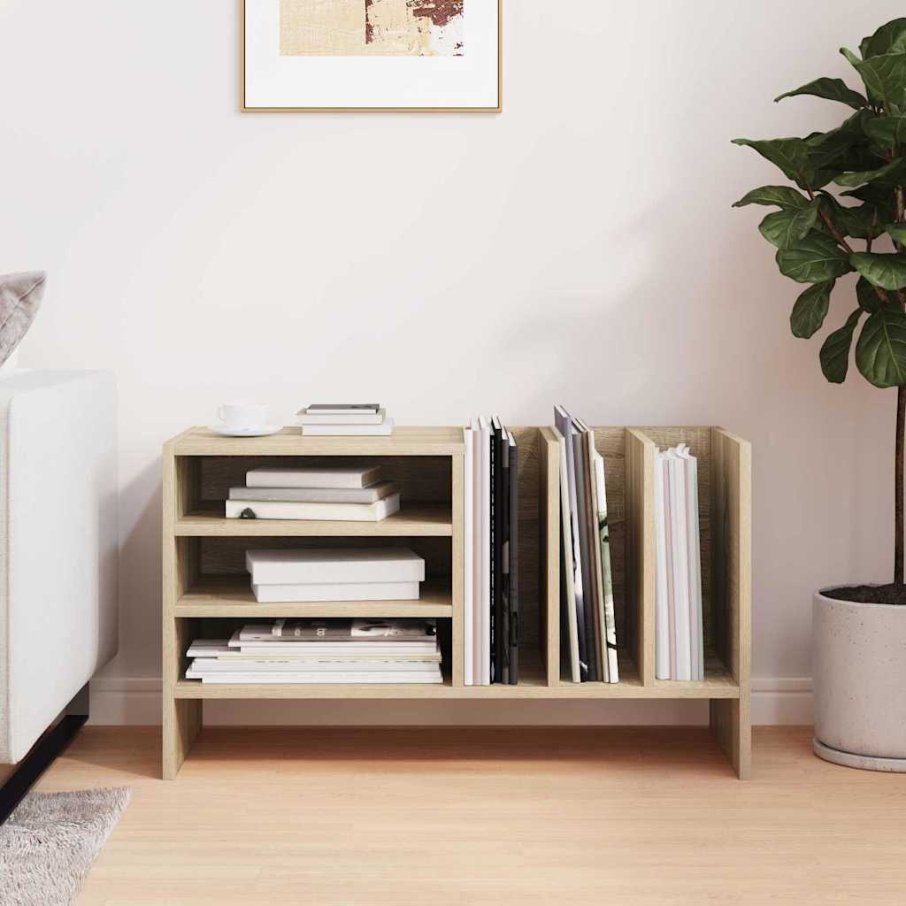 Record Cabinet with Shelf Sonoma Oak 78.5 x 35 x 45 cm