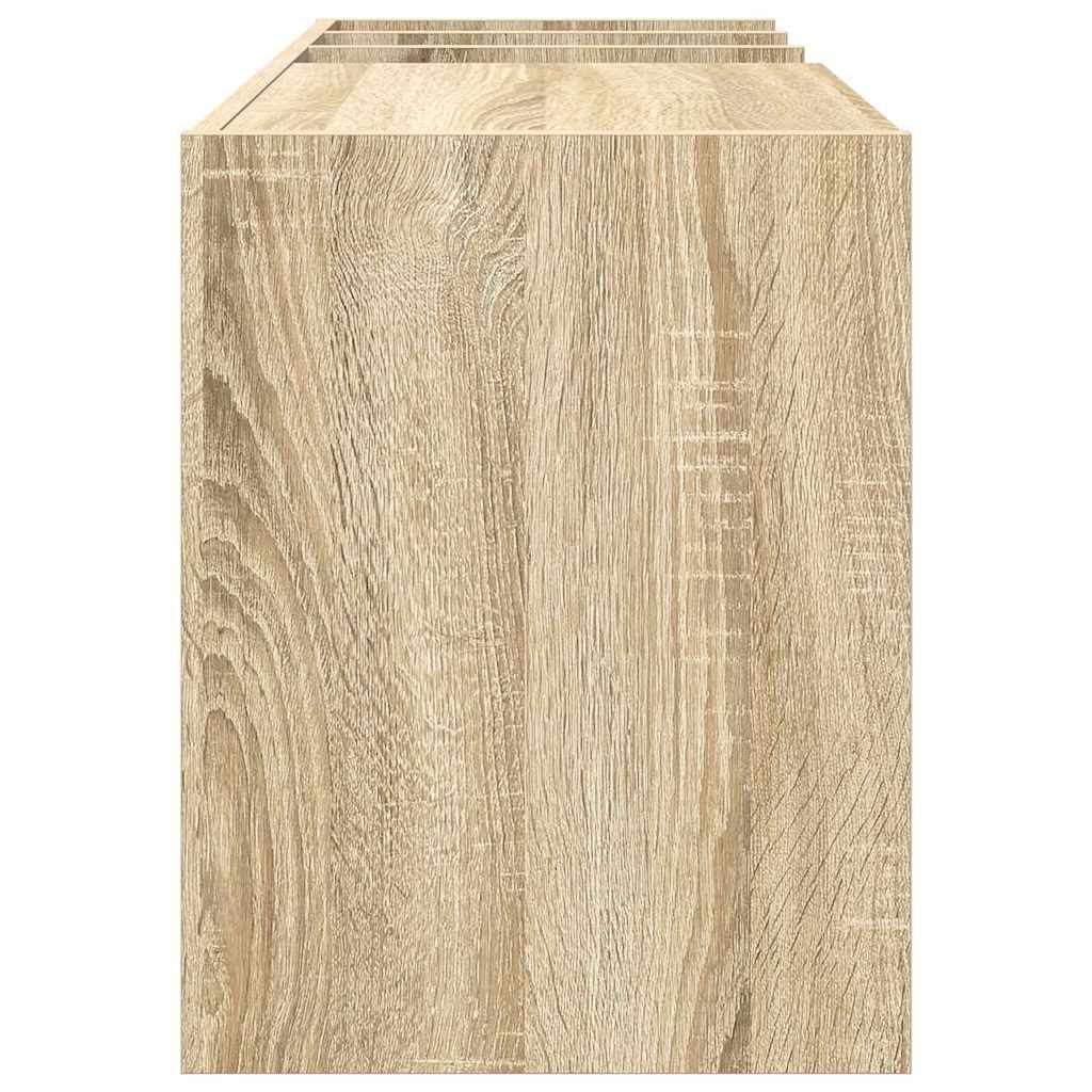 Record Cabinet with Shelf Sonoma Oak 78.5 x 35 x 45 cm