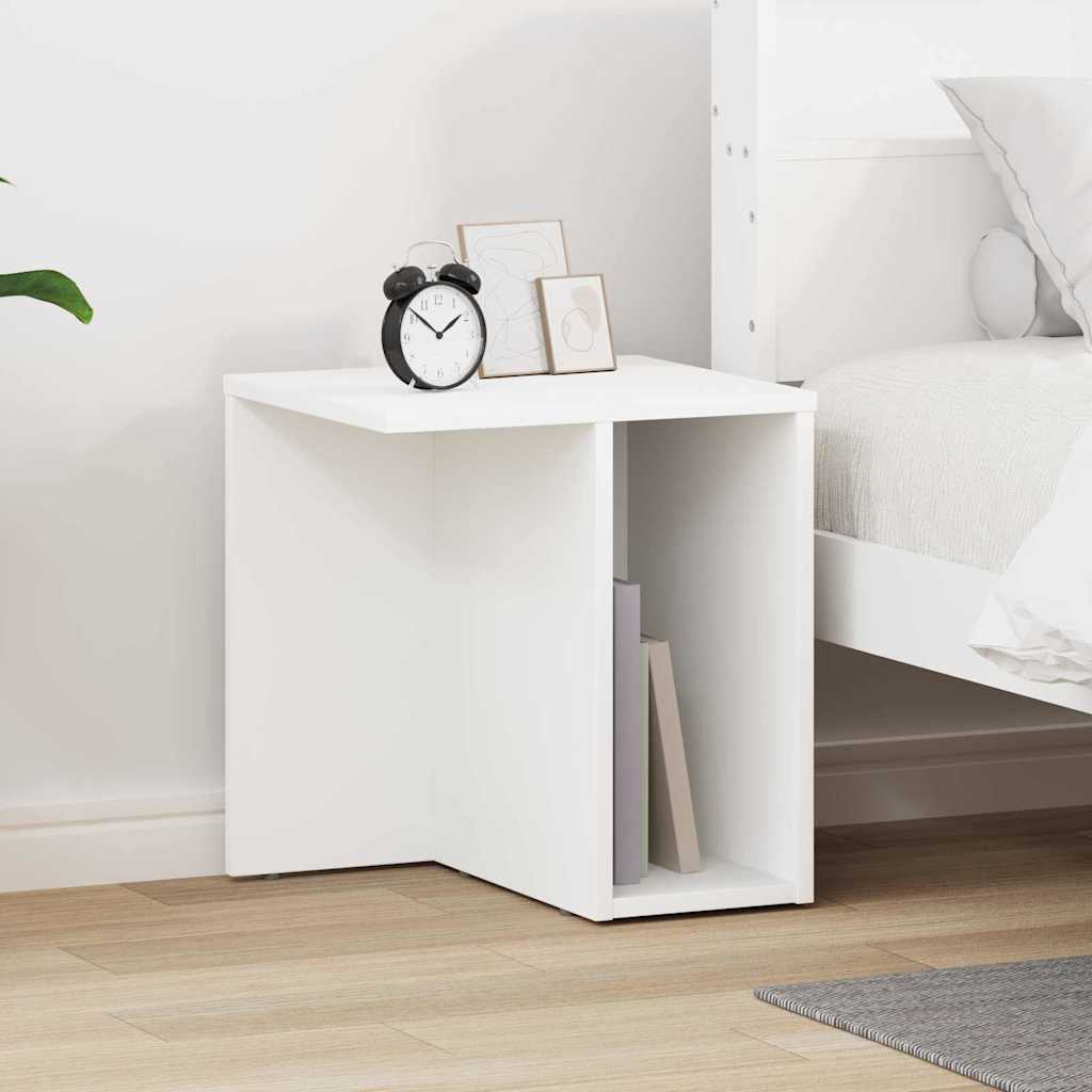 Coffee Table White 37 x 32 x 40 cm Engineered Wood