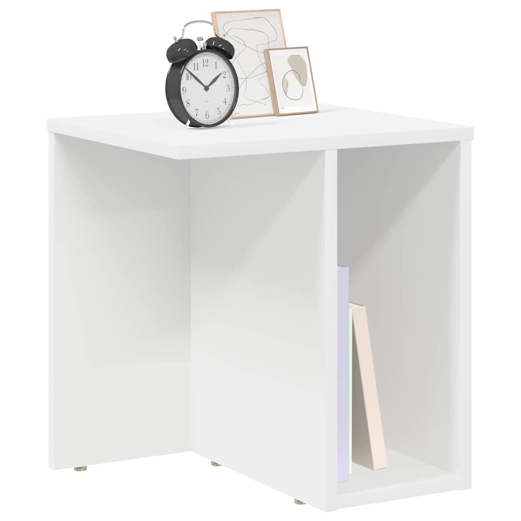 Coffee Table White 37 x 32 x 40 cm Engineered Wood