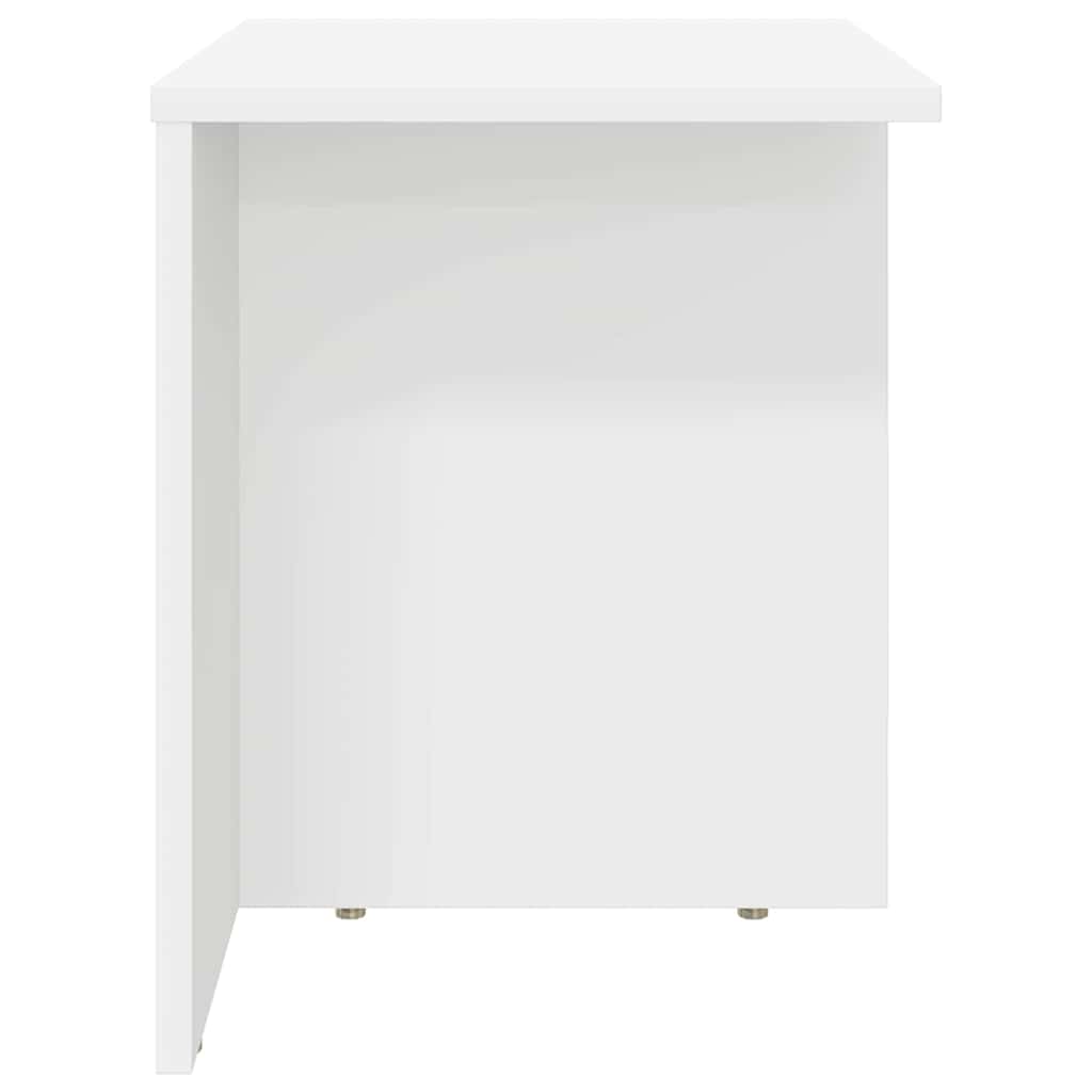 Coffee Table White 37 x 32 x 40 cm Engineered Wood