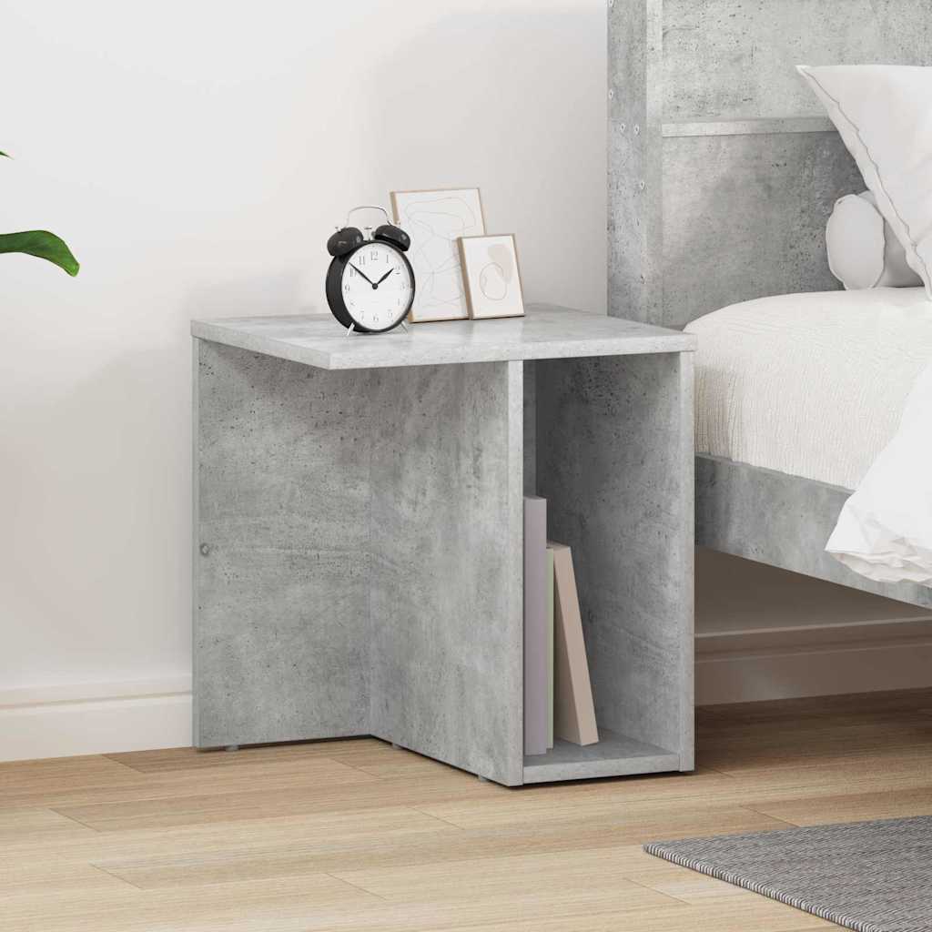Coffee Table Concrete Gray 37 x 32 x 40 cm