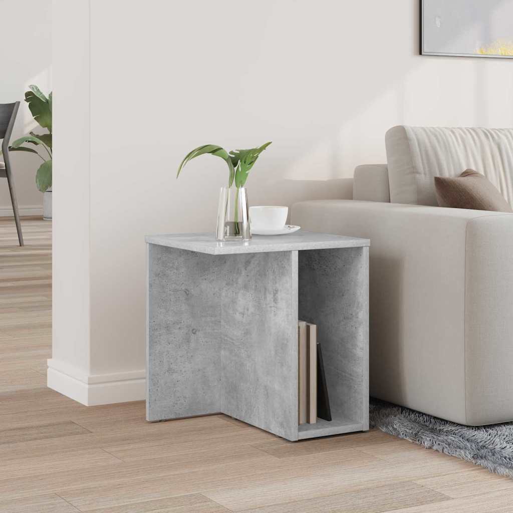 Coffee Table Concrete Gray 37 x 32 x 40 cm