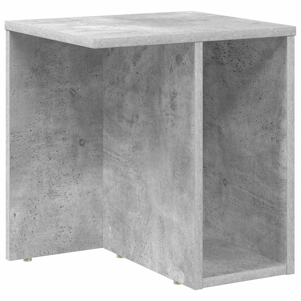 Coffee Table Concrete Gray 37 x 32 x 40 cm
